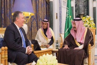 رئیس سازمان «سیا» با پادشاه عربستان دیدار کرد