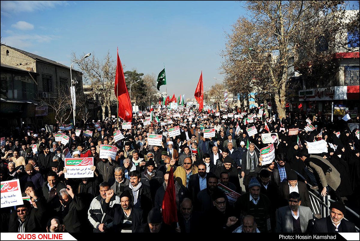 راهپیمایی تجدیدبیعت مردم مشهد با نظام جمهوری اسلامی ایران(2)