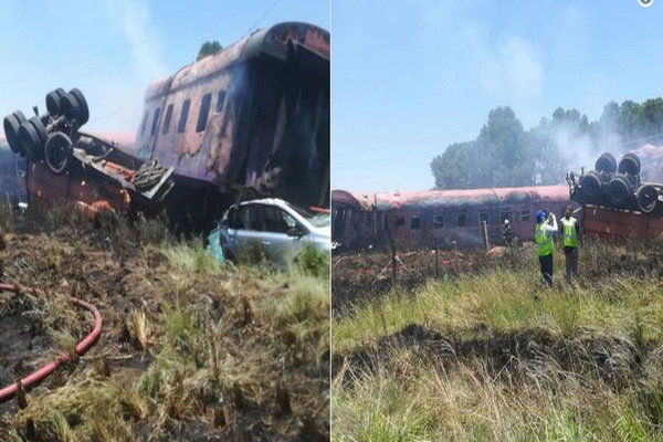 برخورد قطار با کامیون در آفریقای‌جنوبی با ده‌ها کشته و زخمی
