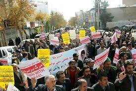 راهپیمایی مردم قزوین در اعلام انزجار از اغتشاش گران برگزار شد