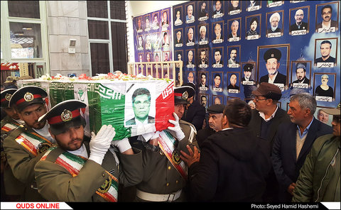 تشییع جانبازشهید مدافع حرم"حسین آریایی آذر"