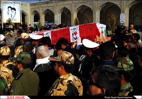 تشییع جانبازشهید مدافع حرم"حسین آریایی آذر"
