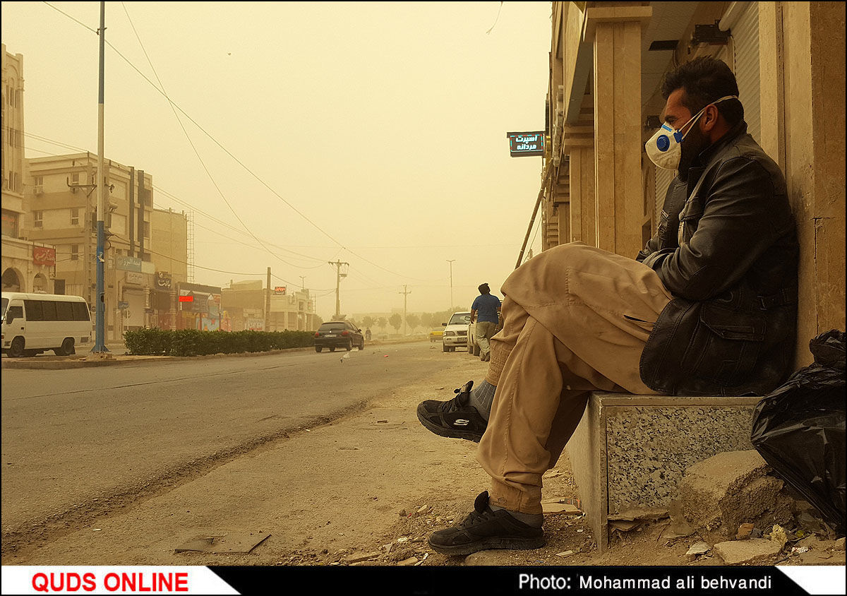 خوزستانی ها در کابوس ریزگردها و حذف بودجه مقابله باریزگردها  