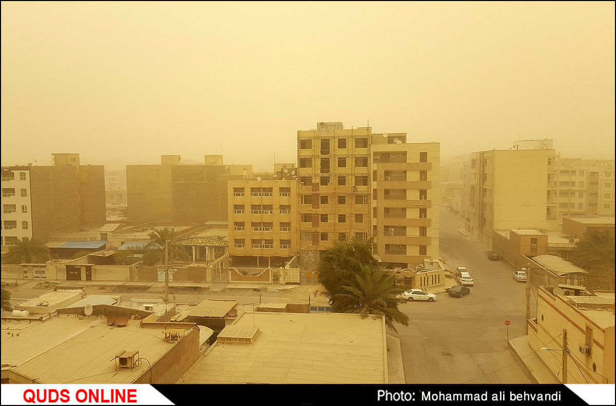 تداوم گردوغبار در خوزستان/ غلظت غبار در بهبهان نزیک به ۸ برابر حد مجاز است
