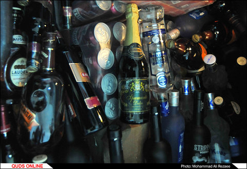 کشف محموله بزرگ مشروبات الکلی در مشهد