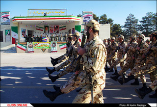 مراسم صبحگاه مشترک یگان های ارتش در مشهد/گزارش تصویری