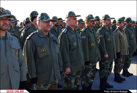 مراسم صبحگاه مشترک یگان های ارتش در مشهد