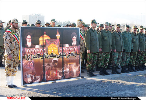 مراسم صبحگاه مشترک یگان های ارتش در مشهد