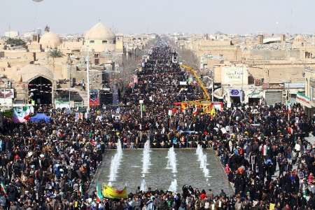 راهپیمایی ۲۲بهمن استان یزد در۸۰نقطه استان برگزار می شود 