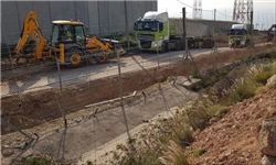 رژیم صهیونیستی ساخت دیوار حائل در مرز لبنان را آغاز کرد