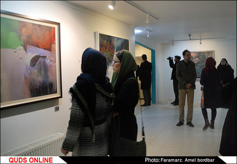 افتتاح دهمین نمایشگاه نقاشی هنر تجسمی فجر در مشهد 