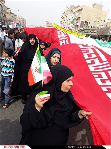 راهپیمایی 22 بهمن در اهواز 