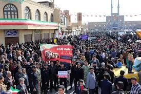 راهپیمایی ۲۲ بهمن در دارالعباده یزد آغاز شد