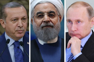 روحانی، پوتین و اردوغان