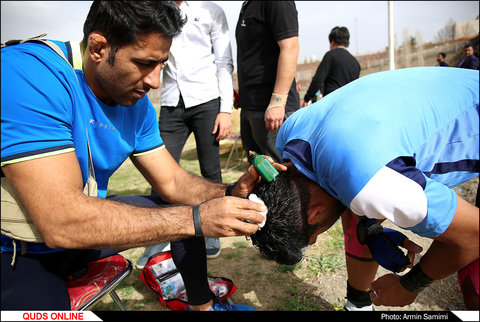 تمرین تیم ملی راگبی در مشهد