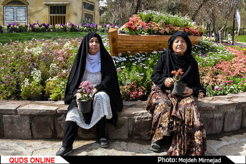 اسکان مسافرین نوروزی در کمپ غدیر مشهد