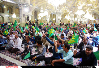 جشن روز میلاد حضرت علی(ع) در رواق امام خمینی(ره) حرم مطهررضوی/گزارش تصویری