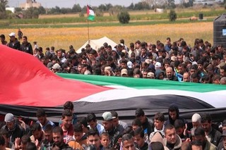 راهپیمایی بازگشت فلسطینی ها تا سالروز نکبت ادامه می یابد