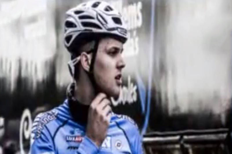 مرگ دوچرخه  سوار هنگام مسابقه +فیلم