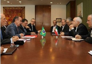 دیدار ظریف با وزیر خارجه برزیل