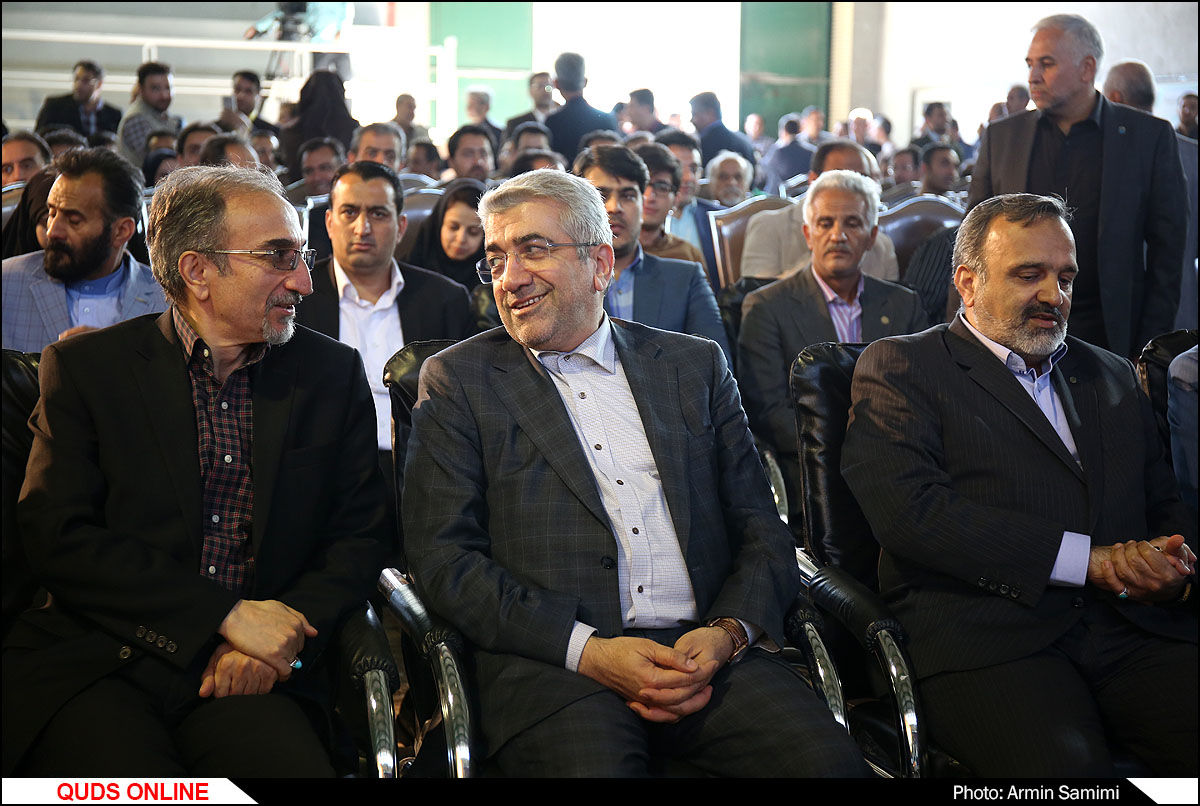 افتتاح پروژه های آب و فاضلاب مشهد توسط وزیر نیرو