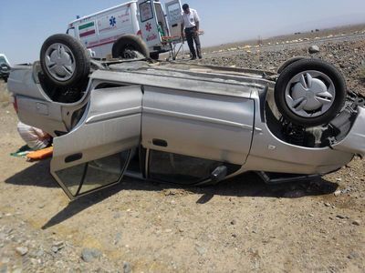 واژگونی دو خودرو در محور شهرکرد به اصفهان ۱۰ مصدوم بر جای گذاشت