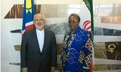 رایزنی ظریف و وزیر خارجه نامیبیا