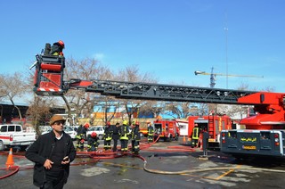 بجنورد هنوز چشم انتظار اختصاص ماشین آتش نشانی با نردبان بلند است