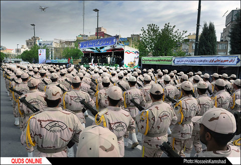 مراسم رژه روز ارتش در مشهد برگزار شد/ گزارش تصویری