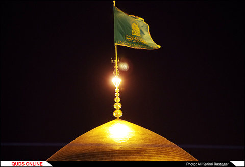 جشن شب میلاد حضرت اما حسین(ع) در حرم مطهر رضوی