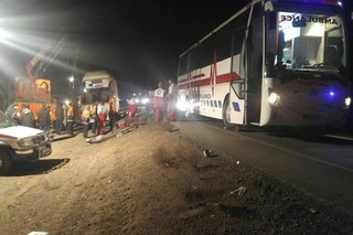 واژگونی اتوبوس در سیستان بلوچستان ۱۰ مجروح داد