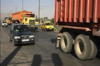 تردد کامیون در جاده ریوش -کوهسرخ خراسان رضوی ممنوع شد