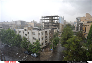بارش رگباری باران/عکس خبری