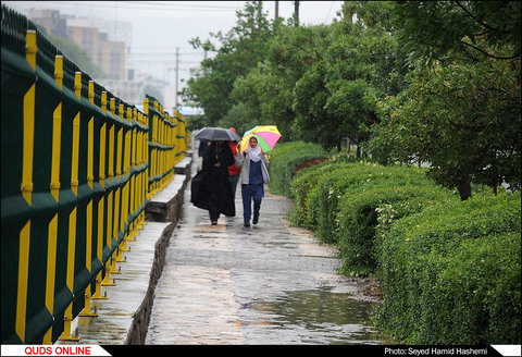 باران و آب گرفتگی معابر مشهد