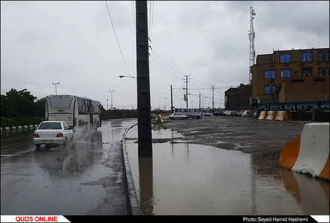 باران و آب گرفتگی معابر مشهد