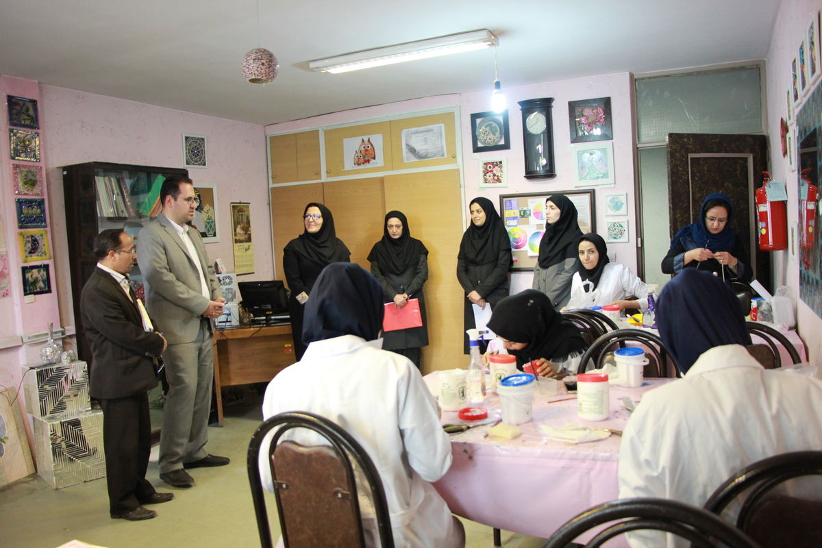 آزمون عملی پایان دوره  مرکز خواهران بیت الزهرا(س) شهرستان همدان