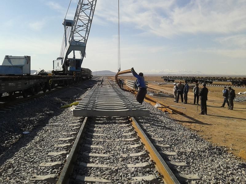 پروژه راه آهن رشت - قزوین ۹۸ درصد پیشرفت فیزیکی دارد