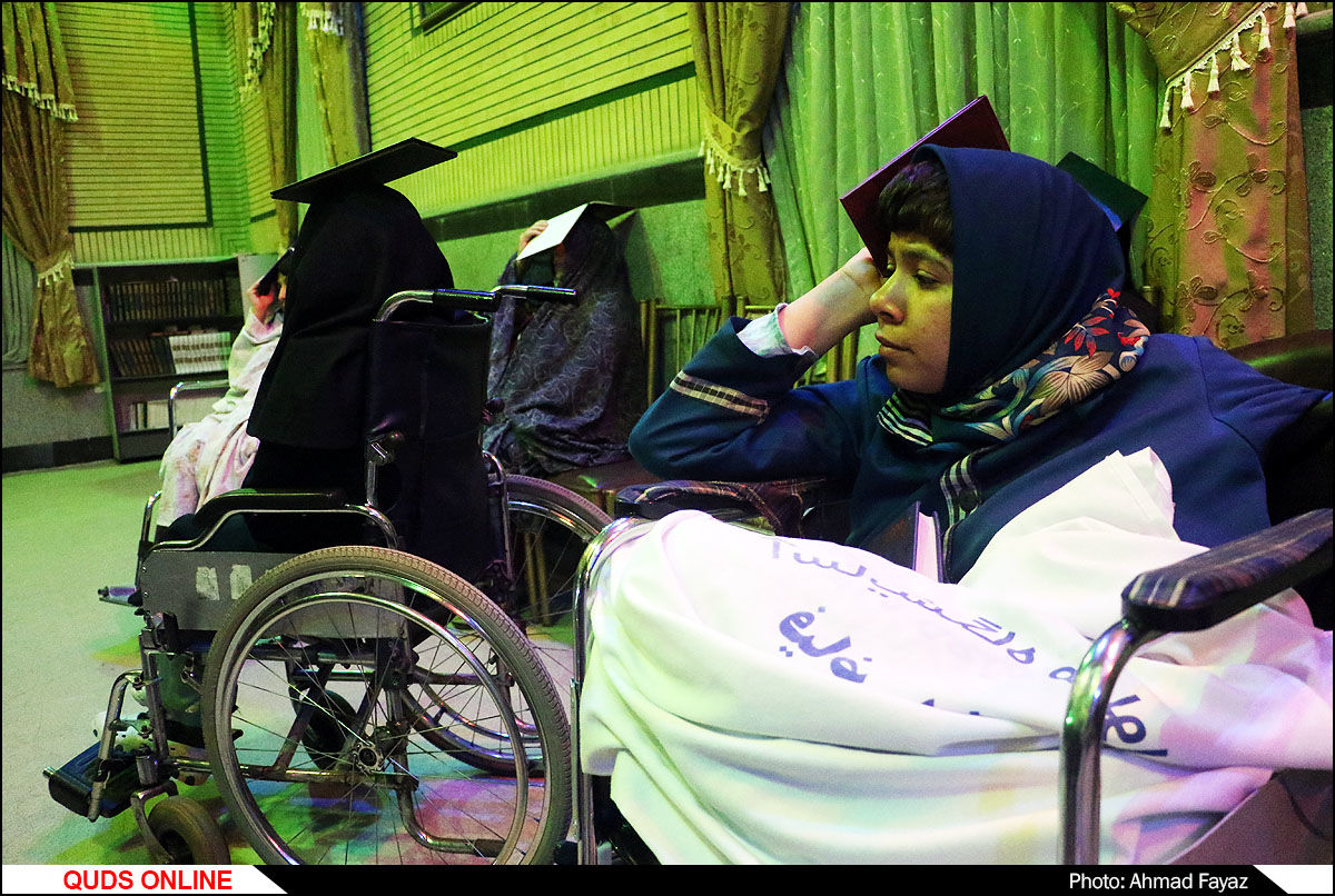 مراسم احیای شب ماه رمضان در آسایشگاه معلولین شهید فیاض بخش-گزارش تصویری