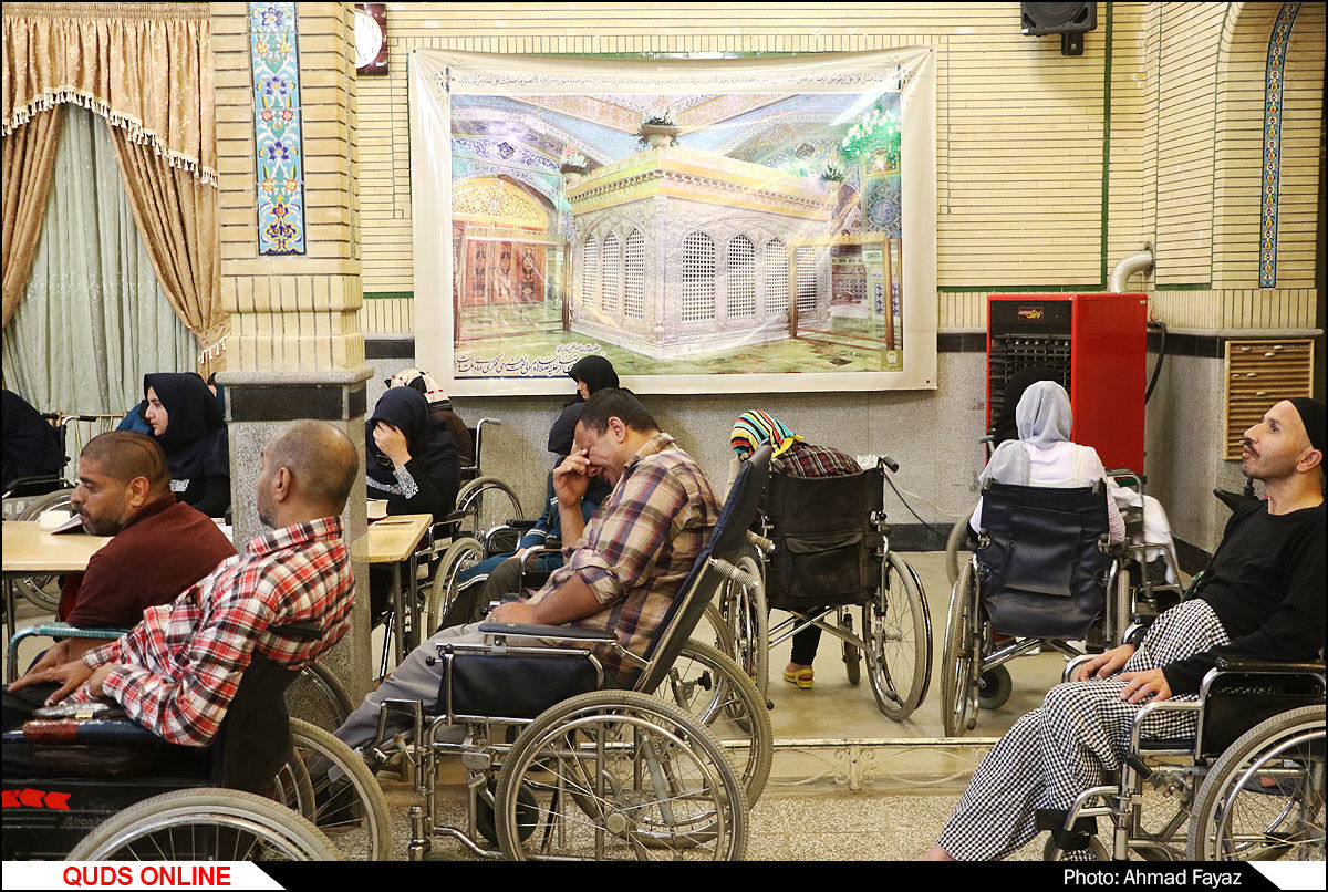 مراسم احیای ماه رمضان در آسایشگاه معلولین شهید فیاض بخش-گزارش تصویری