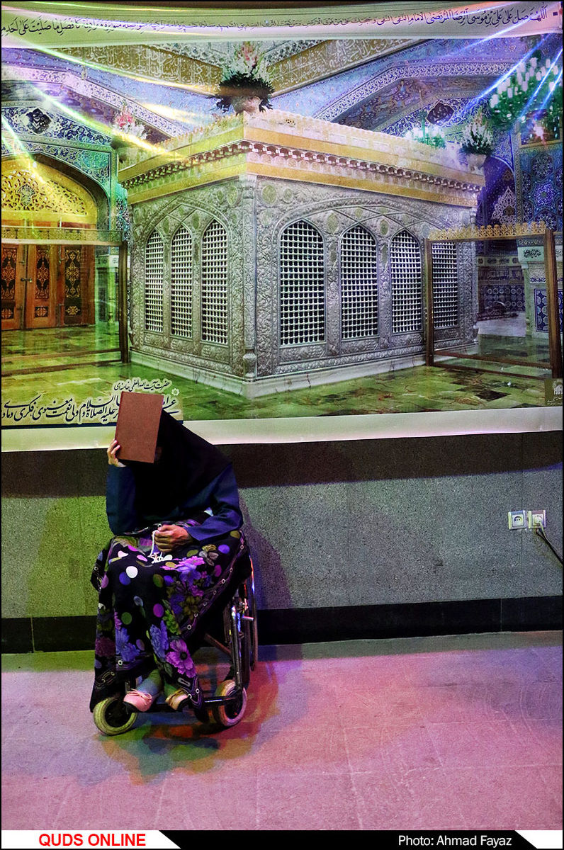 مراسم احیای شب  ماه رمضان در آسایشگاه معلولین شهید فیاض بخش-گزارش تصویری