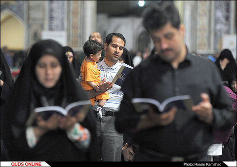 مراسم احیای شب بیست و سوم ماه رمضان در حرم رضوی برگزار شد/گزارش تصویری 