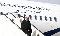 رئیس جمهور پس از ترک چین وارد تهران شد