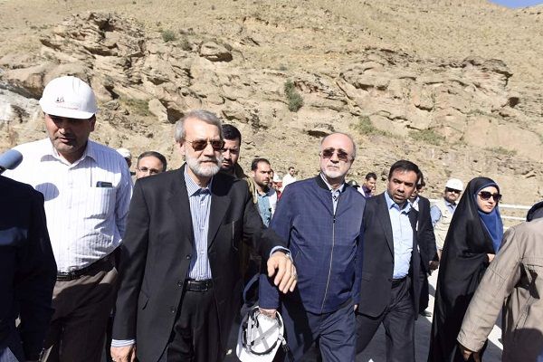 بازدید رییس مجلس شورای اسلامی از آزادراه شمال /پیشرفت ۹۱ درصدی قطعه نخست