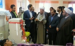 اهدای یک دستگاه دیالیز به بیمارستان امام رضا کبودراهنگ 