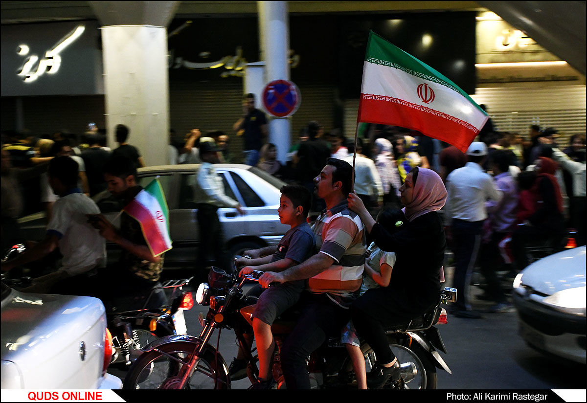 شادی مردم پس از آخرین بازی ایران در جام جهانی/گزارش تصویری