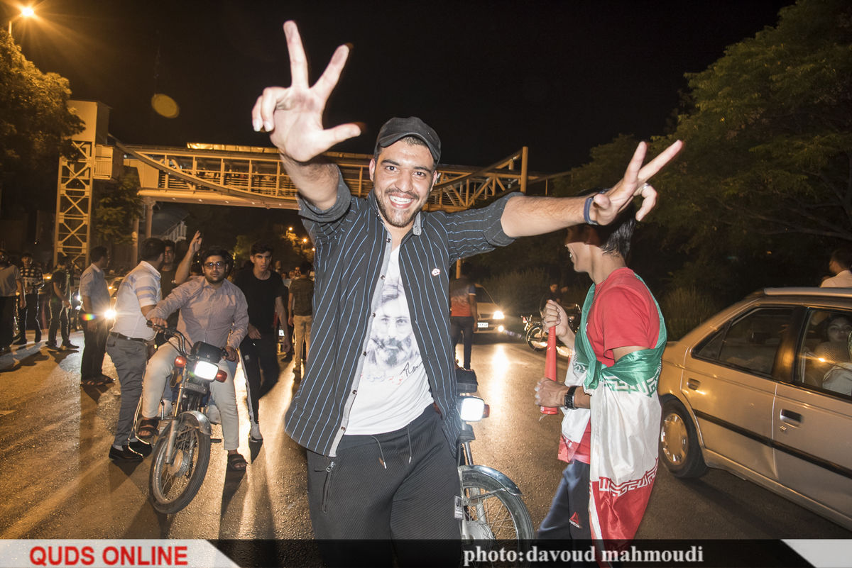 شادی مردم پس از آخرین بازی ایران در جام جهانی/گزارش تصویری2