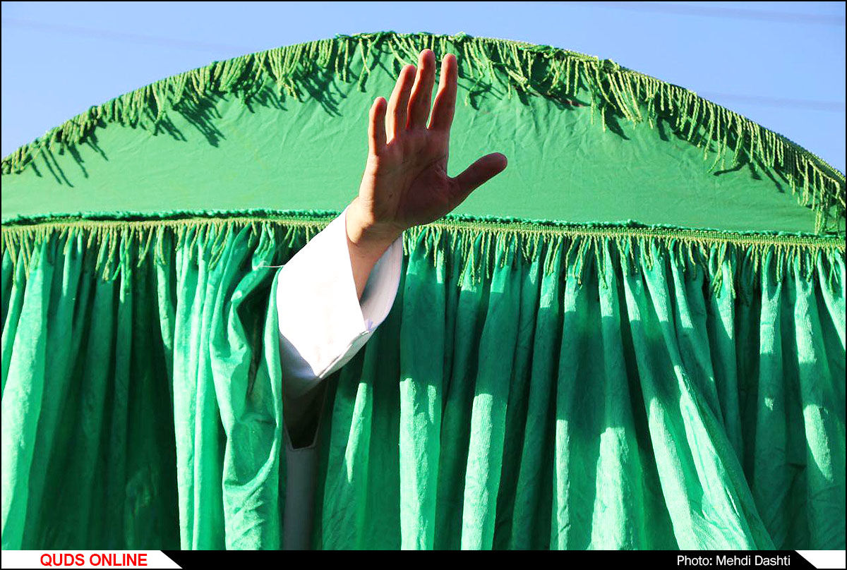 مراسم گرامیداشت سالروز ورود امام رضا(ع) به نیشابور/گزارش تصویری