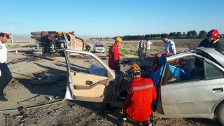 سه کشته و مجروح در تصادف کامیون با پژو