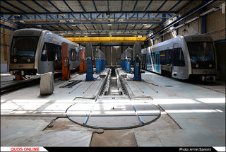 آغاز فعالیت مرکز تعمیر اساسی ناوگان خط یک قطار شهری مشهد / گزارش تصویری