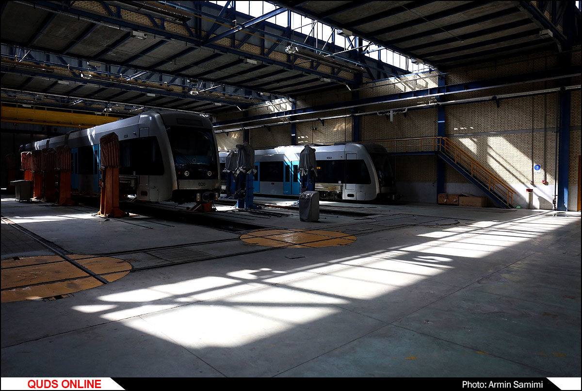 آیین رونمایی از تعمیر اساسی ناوگان خط یک قطار شهری مشهد